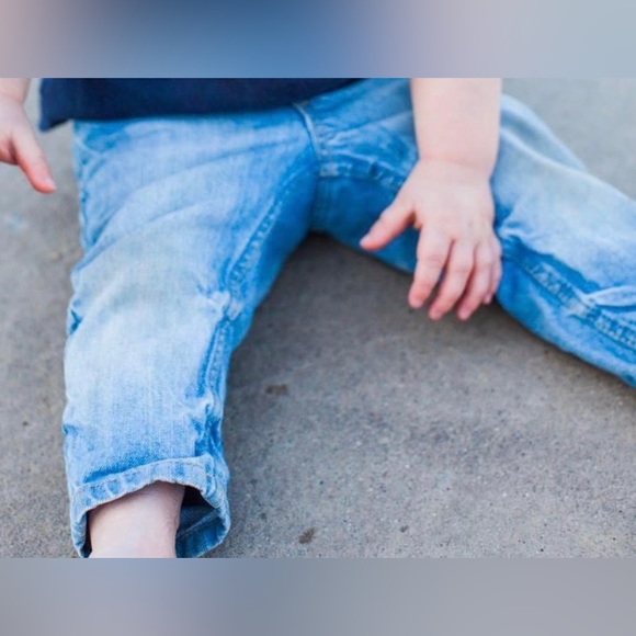 H+M Blue Denim Stretch Jeans for Baby Size 4-6M - Picture 3 of 3